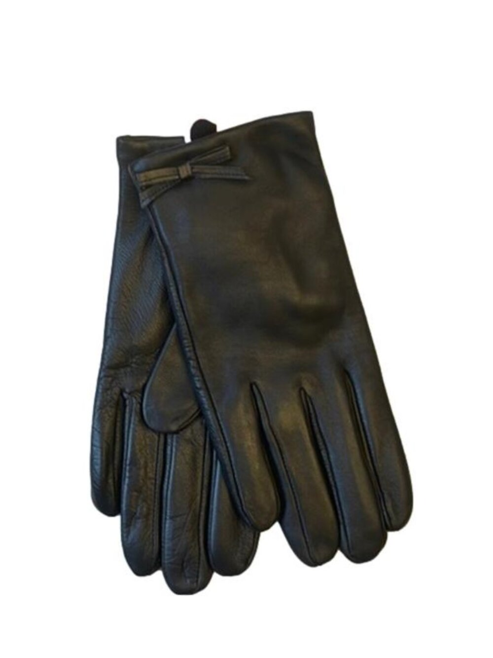 Kate Spade New York Mini Bow Leather Gloves Black
